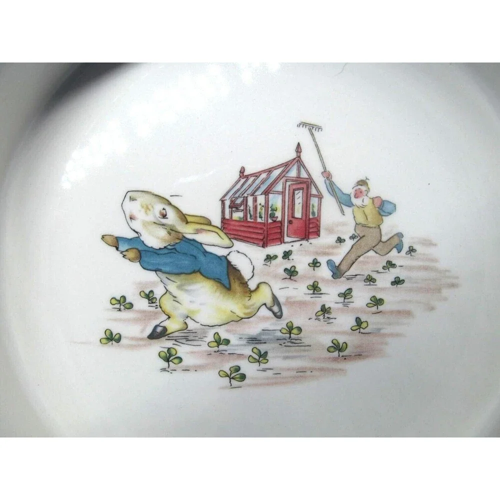 Wedgwood Etruria And Barlaston Peter Rabbit Beatrix Potter Porringer Bowl 6